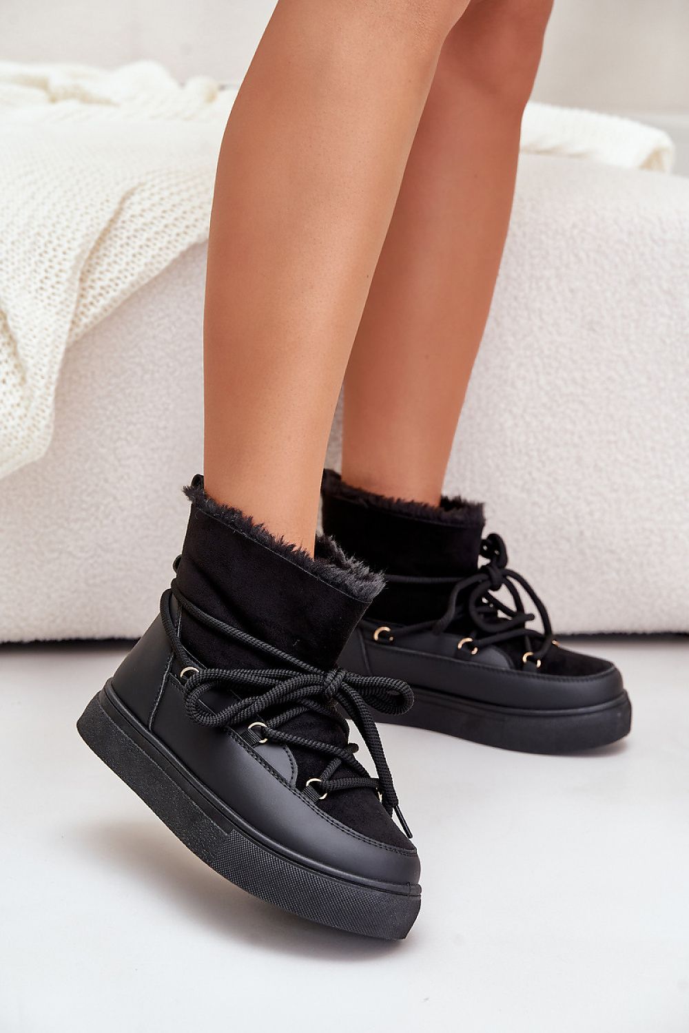 Gevoerde boots Olly
