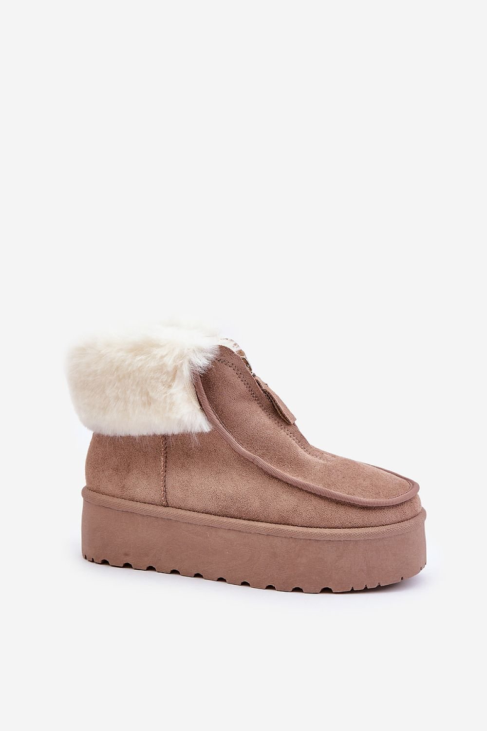 Gevoerde boots Rianne met rits