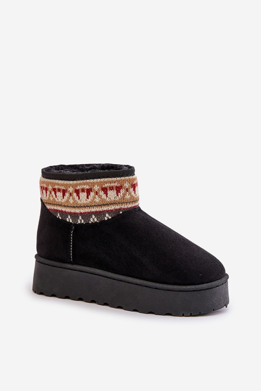 Zacht gevoerde boots met print Marie