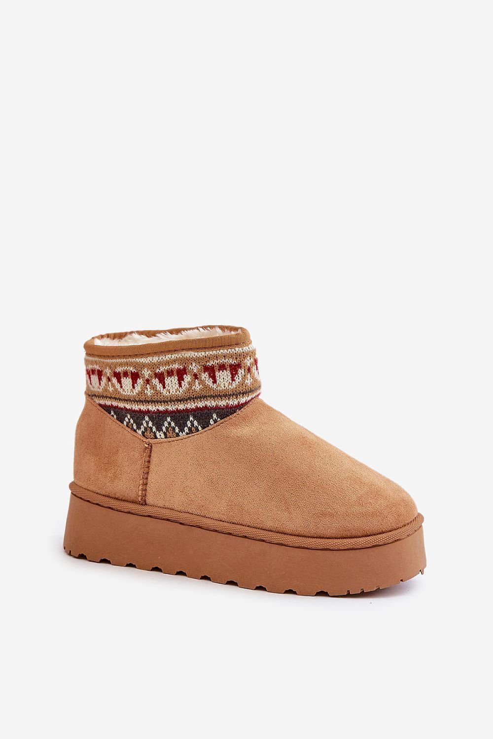 Zacht gevoerde boots met print Marie
