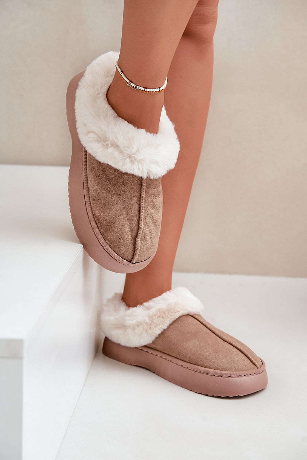 Pantoffels Anna beige