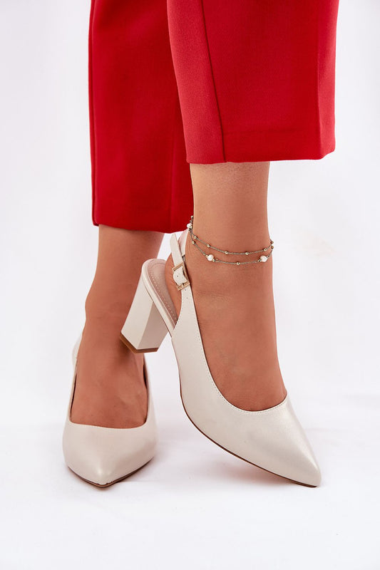Pumps met dikke hak model 211980 Step in style