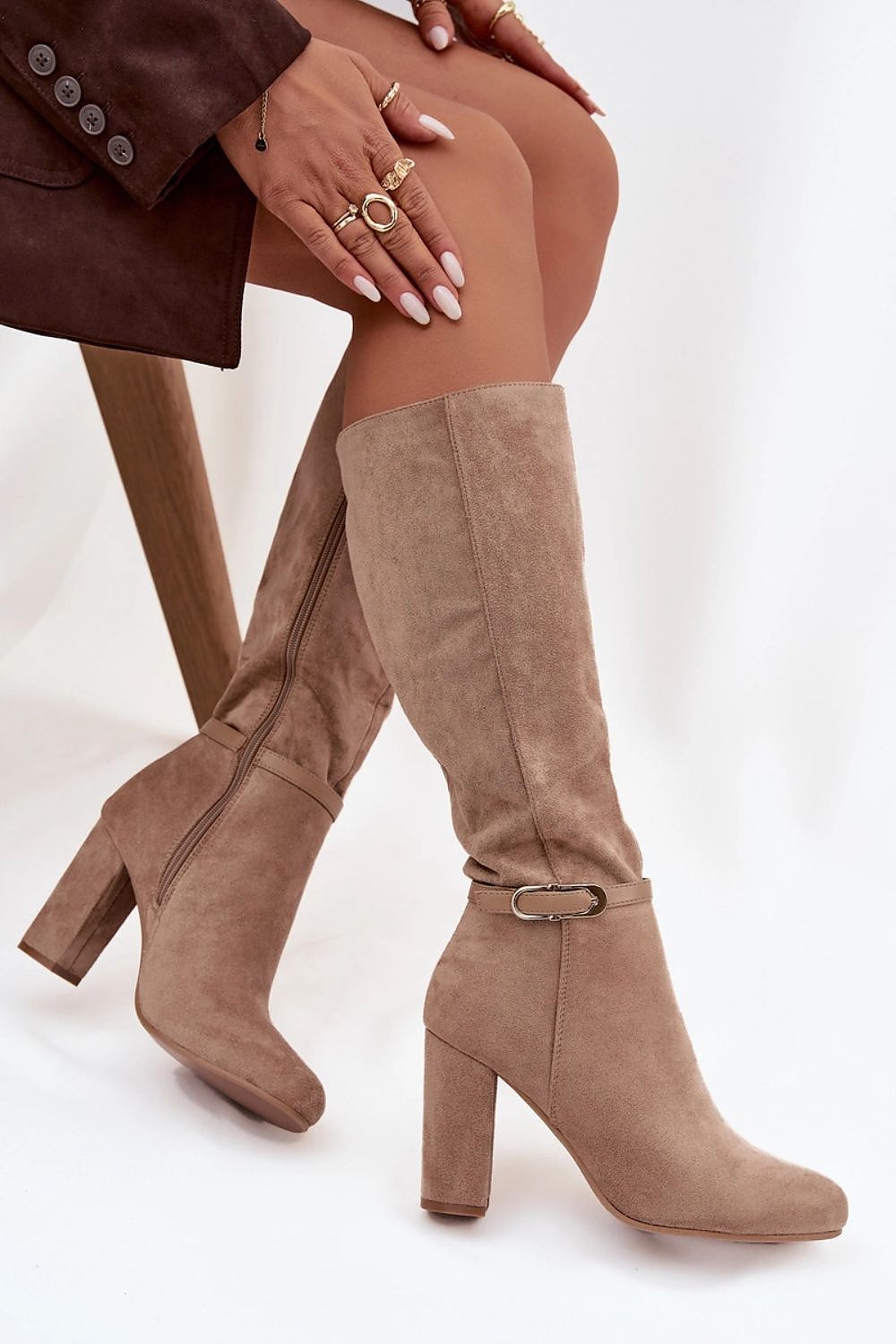 Laarzen met hoge hakken model 219583 Step in style