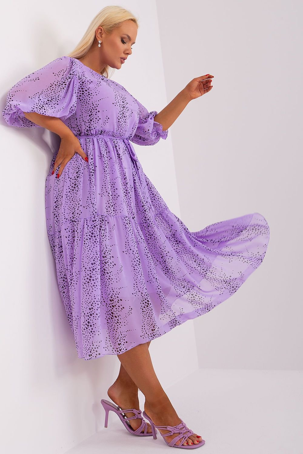 Plus size jurk Lakerta