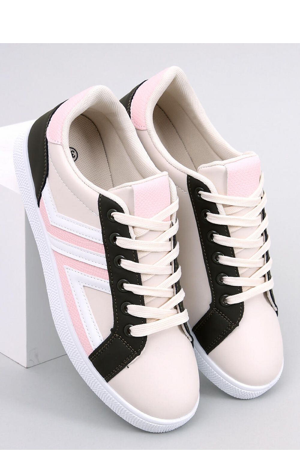 Sneaker pink/beige
