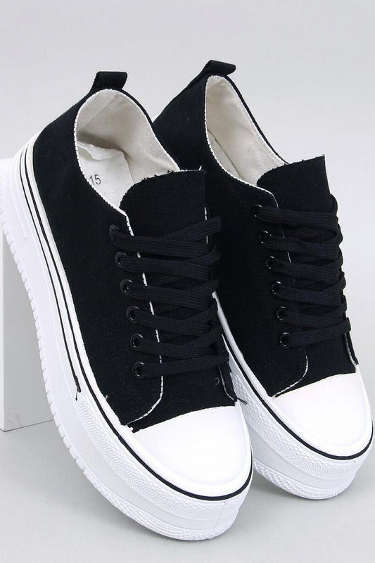 Canvasschoen Black/white