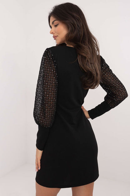 Avondjurk black sparkle